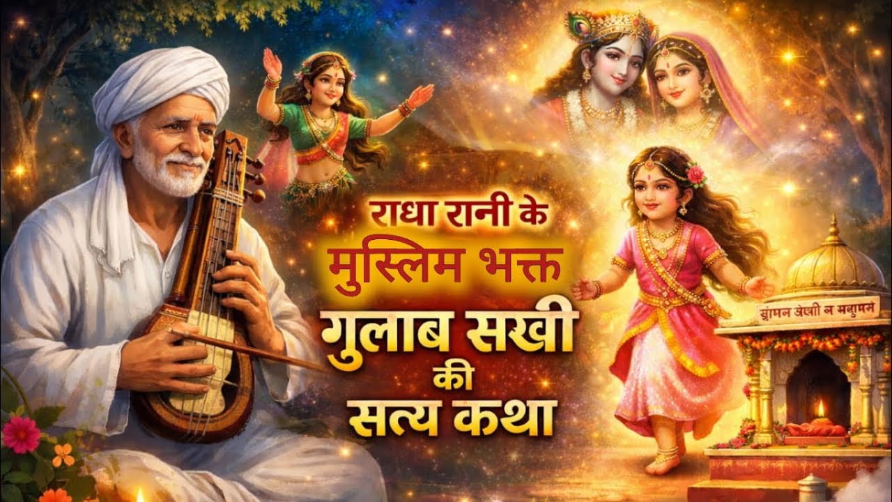 राधा रानी के मुस्लिम भक्त गुलाब सखी की सत्य कथा |🙏@raseshwari_world223 