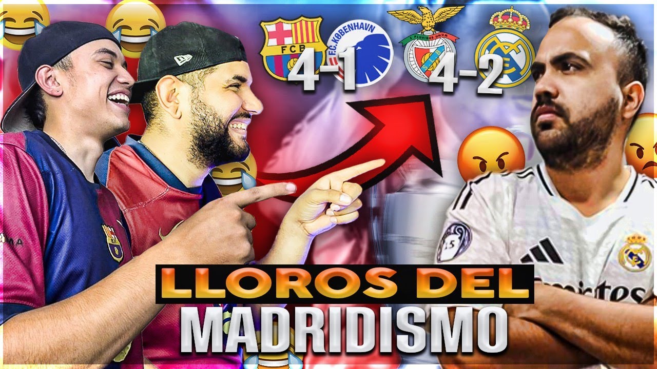 CULES se BURLAN del RIDÍCULO del MADRID en CHAMPIONS. PAPELON HISTÓRICO