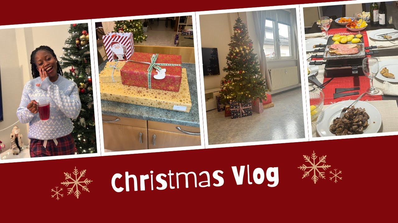 CHRISTMAS VLOG//Spend Christmas with us// Unbox Christmas gifts 