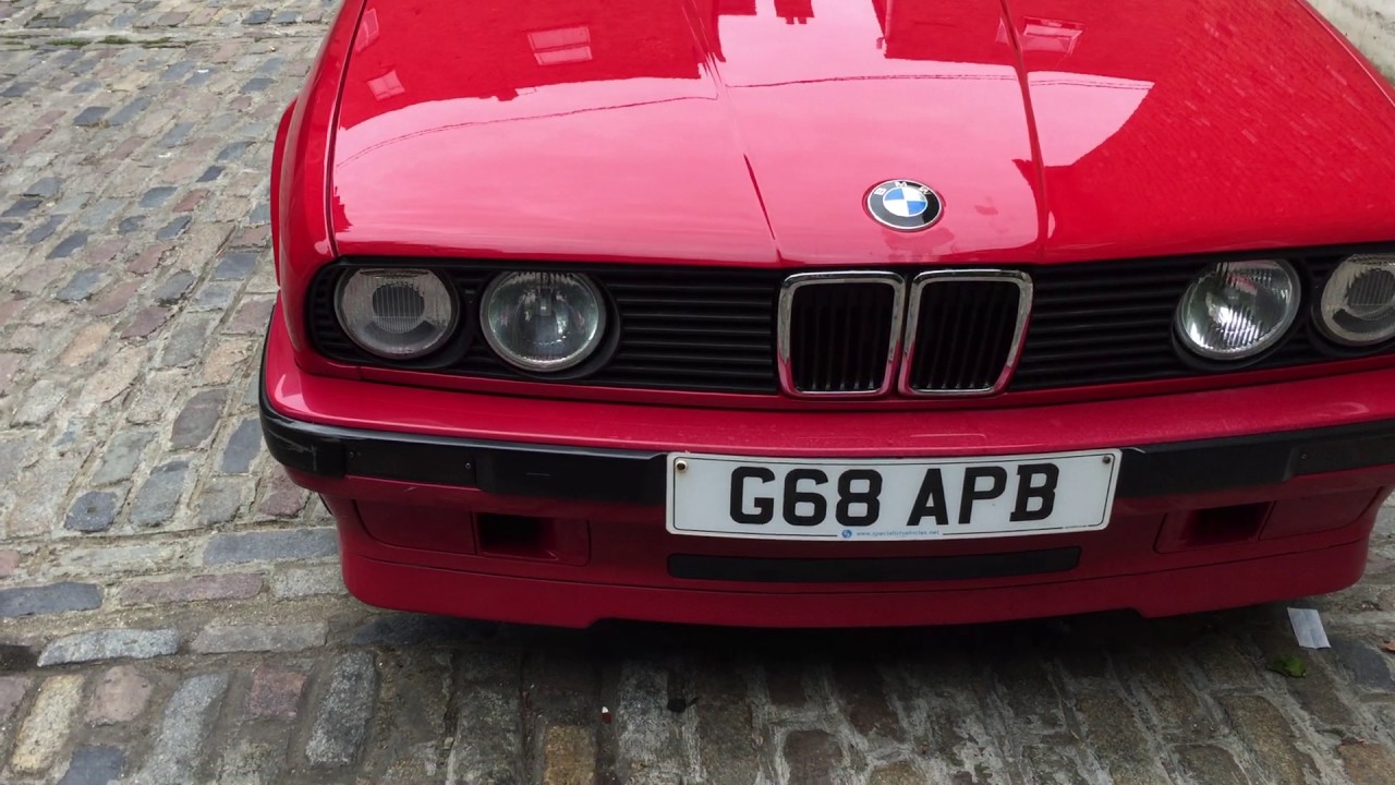 BMW E30 Convertible Manual In Red For Sale