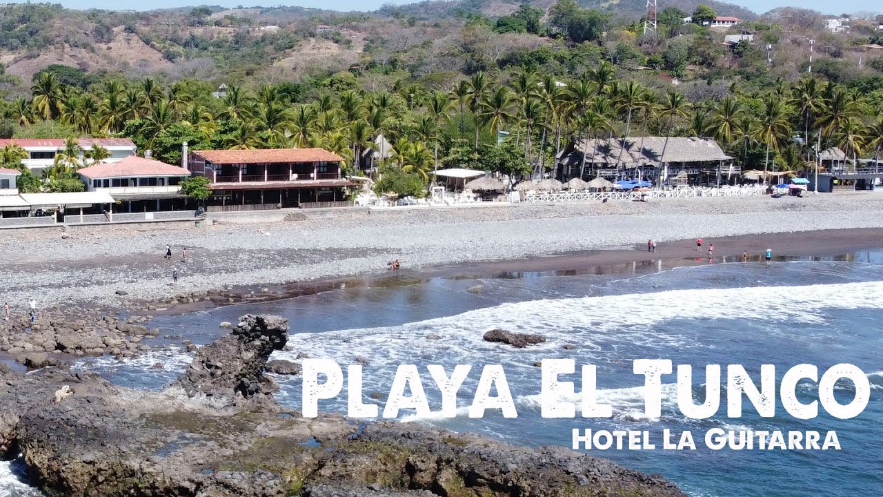 Las Mejores Fiestas en Playa El Tunco! Hotel y Bar La Guitarra