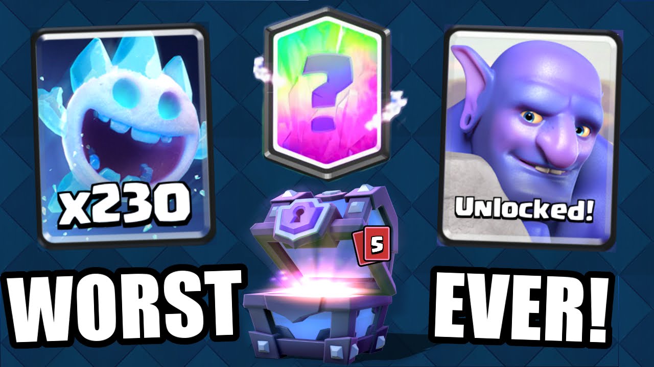 Clash Royale | WORST CHEST OPENING EVER!?! NEW UPDATE CARDS UNLOCKED JULY 2016!