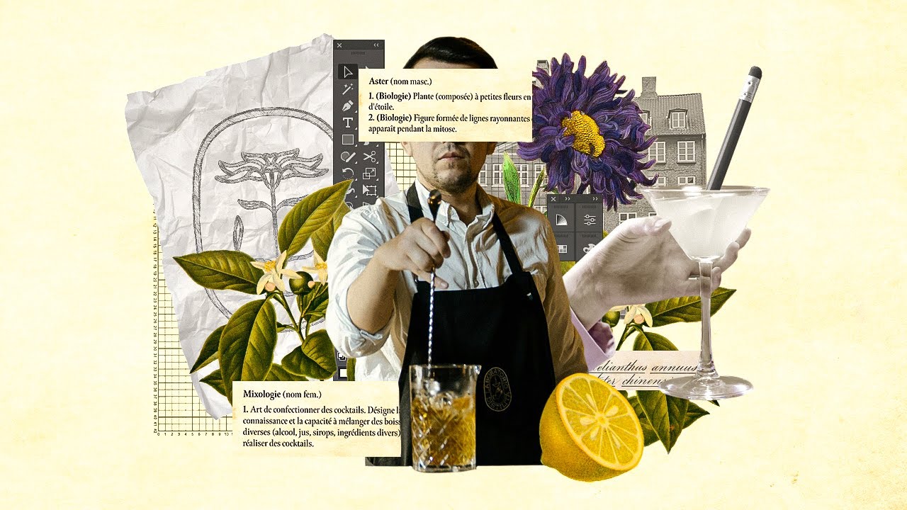 Créer l’identité d’une marque de cocktails - Design Process