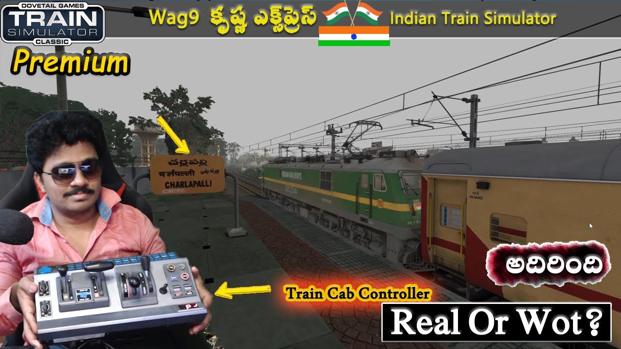 Released 17406 Krishna Express WAG9 Secunderabad to Warangal #Part1 Train Simulator Classic India
