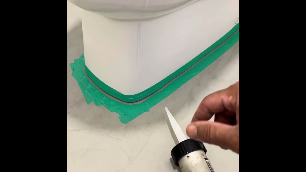 Rejunte nunca mais  na vedação do vaso sanitário