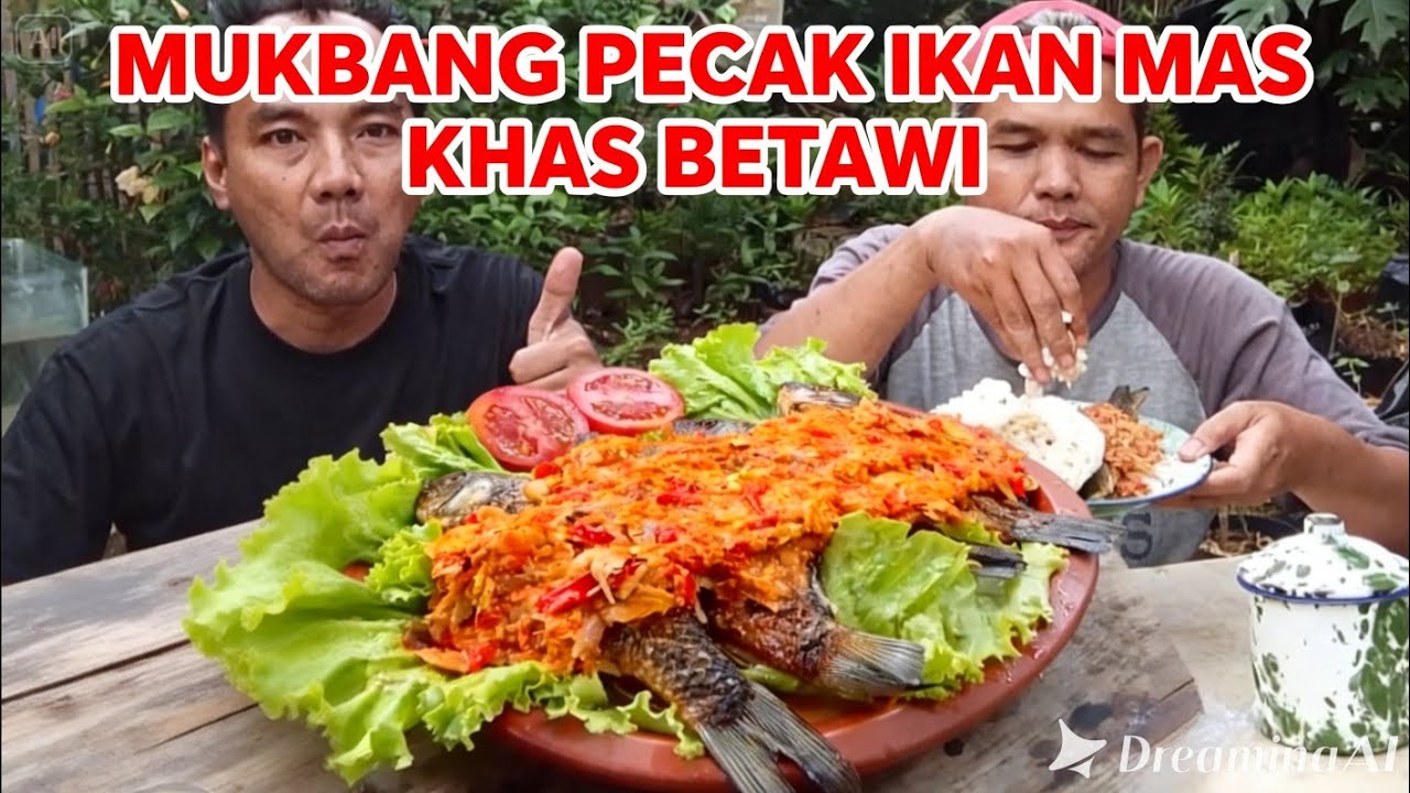 MUKBANG PECAK IKAN MAS BETAWI 