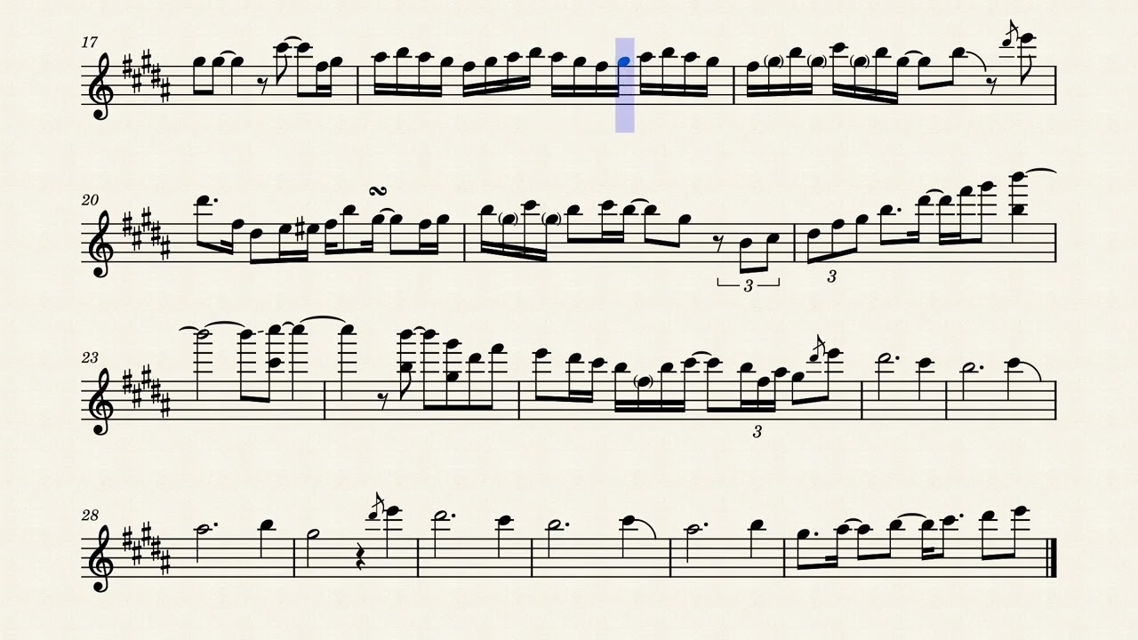 Midnight city &ndash; M83 - solo sax alto by M83