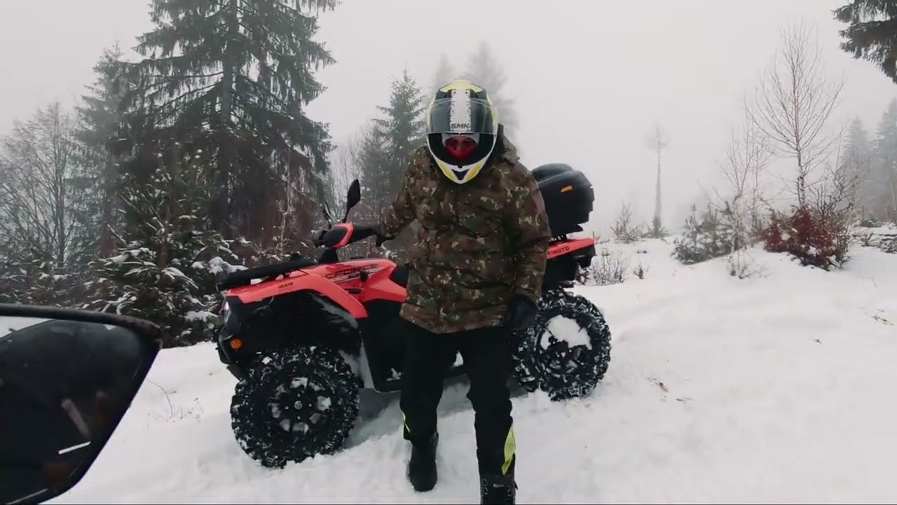 Cf moto 520l coborare zapada 2026