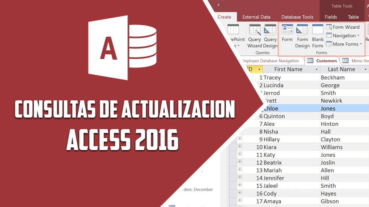 Access 2016 – Consultas de actualización - Video 28
