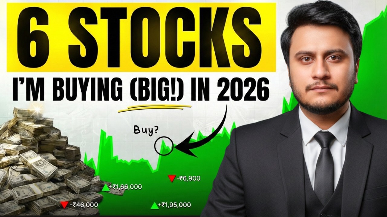 Top 6 Stocks I am buying in 2026 for Long-Term Wealth