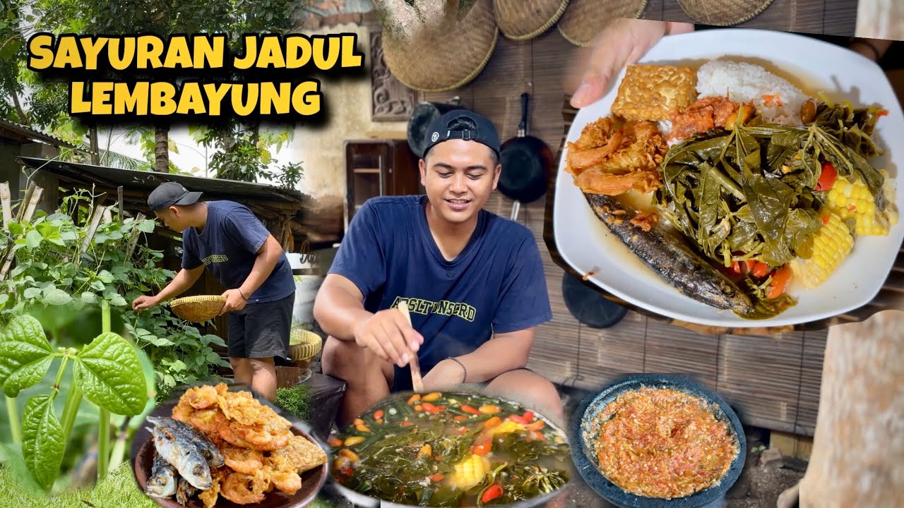 SAYUR JADUL LEMBAYUNG || NOSTALGIA KHAS MASAKAN IBU & NENEK BIKIN MAKAN MAKIN LAHAP‼️😍