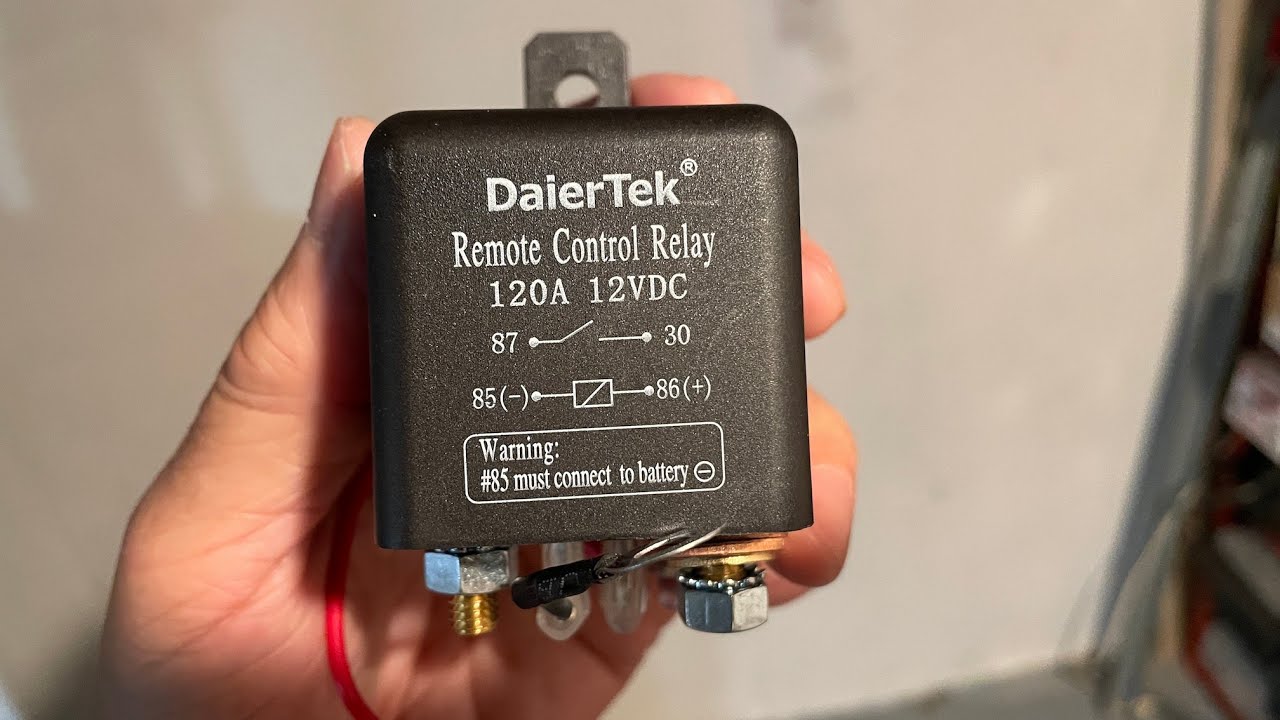 Types of relays to control low temperature charging for your LiFePo4  batteries