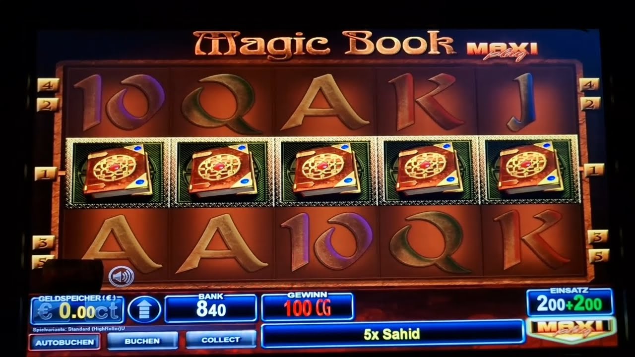5 Bücher auf 4 Euro Magic Book Jackpot Bally Wulff Freispiele