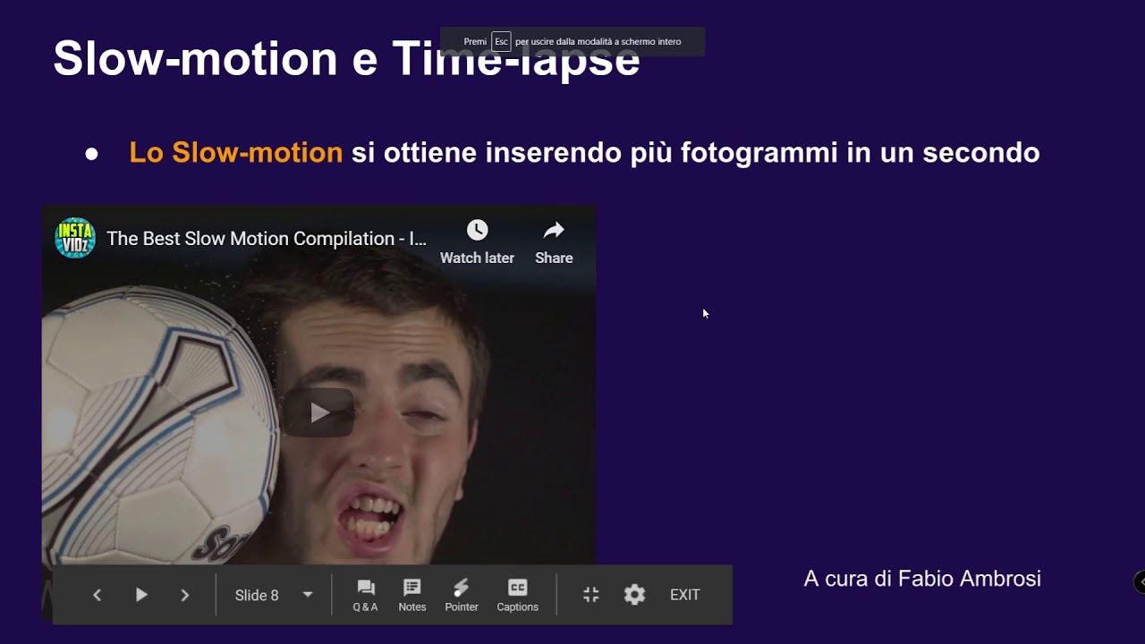 #05 - slow-motion e time-lapse. Cosa sono?