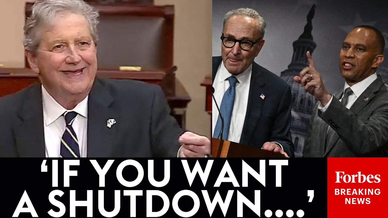 BREAKING NEWS: John Kennedy Issues Blistering Warning To Democrats With Hours To Go Until Shutdown
