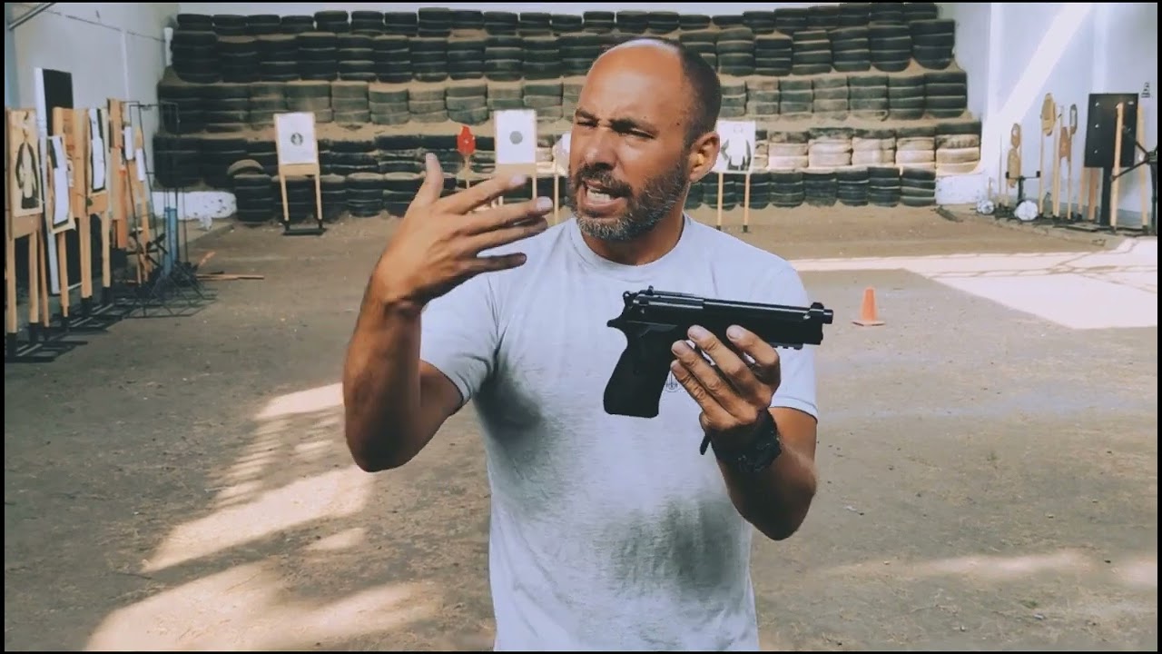 PRUEBA  DE PRECISION  PISTOLA BERETTA 92A1