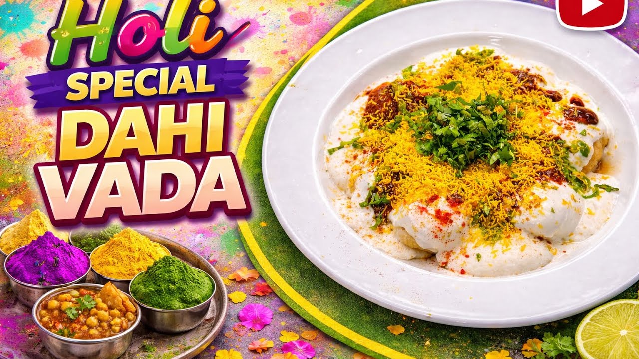 Dahi vada Holi Mein Banaye Ye Special recipe Sab Kahenge Wah!