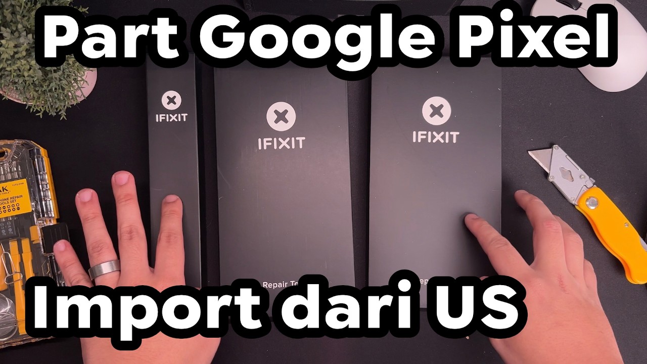 Rela import spare part original dari Amerika demi benerin Google Pixel kesayangan