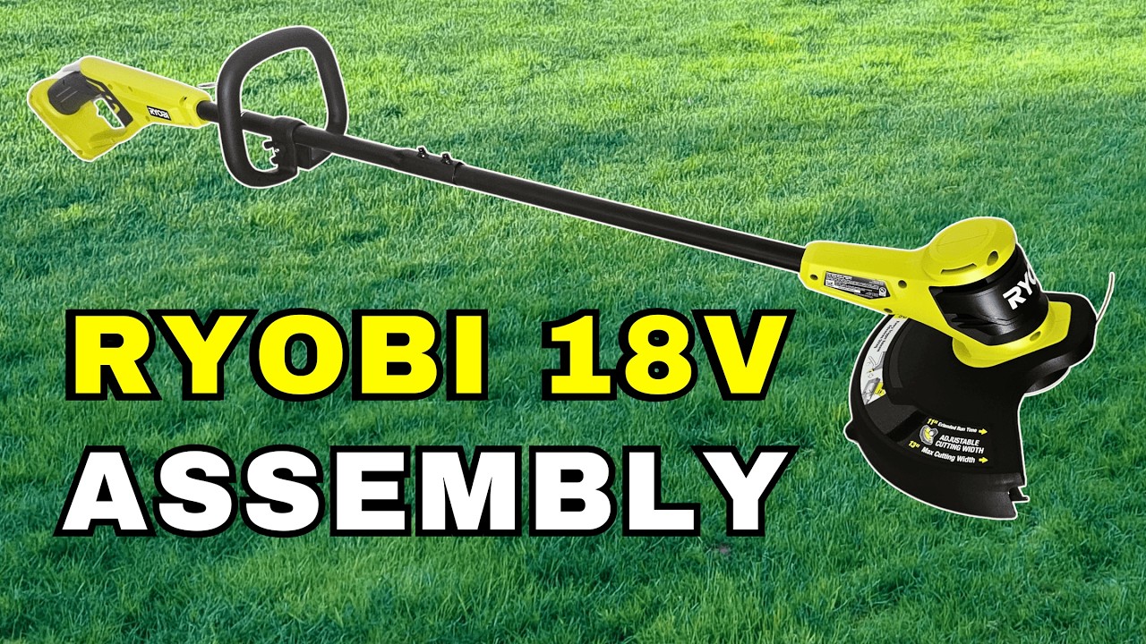 How to Assemble Ryobi 18V String Trimmer