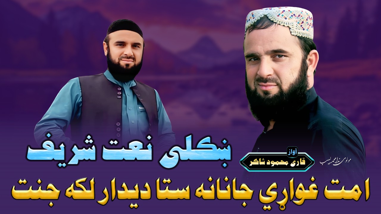 امت غواړي جانانه ستا دیدار لکه جنت | ډير ښکلی نعت شریف | قاري محمود شاکر | Beautiful Pashto Naat