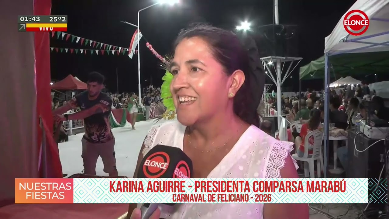 Carnaval de Feliciano 2026 - Presidenta comparsa 