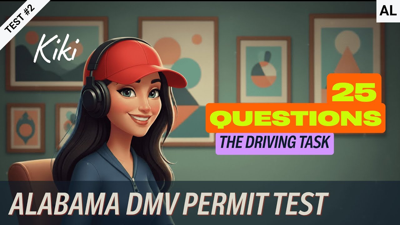 Let's Go! Alabama DMV Permit Test | Driving Task (25 Questions)