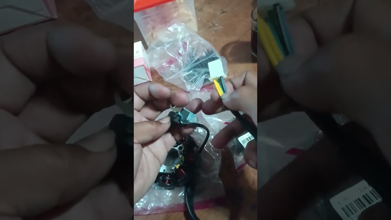 cara pemasangan dan jalur kabel spul sepul jaguar fullwave viar pnp honda gl max pro neotek megapro