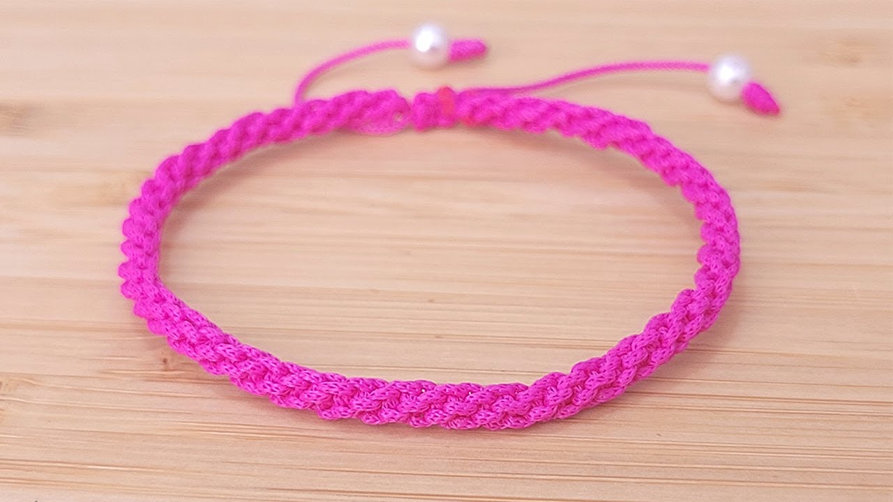PULSERA FACIL DE HACER EN ESPIRAL / PULSERA EN HILO