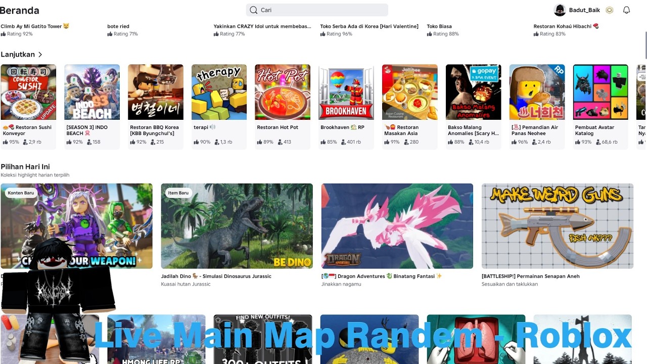 Main Map Randem - Roblox