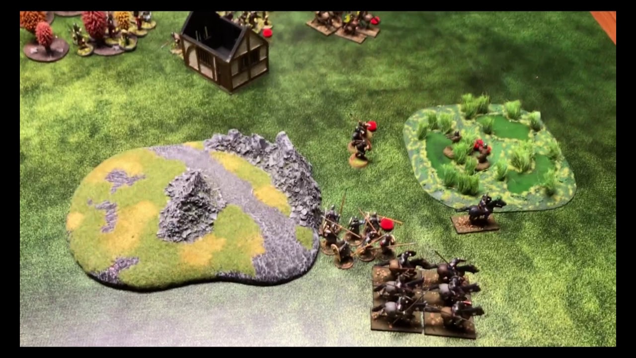 SAGA Battle Report 1 Vikings VS Normans