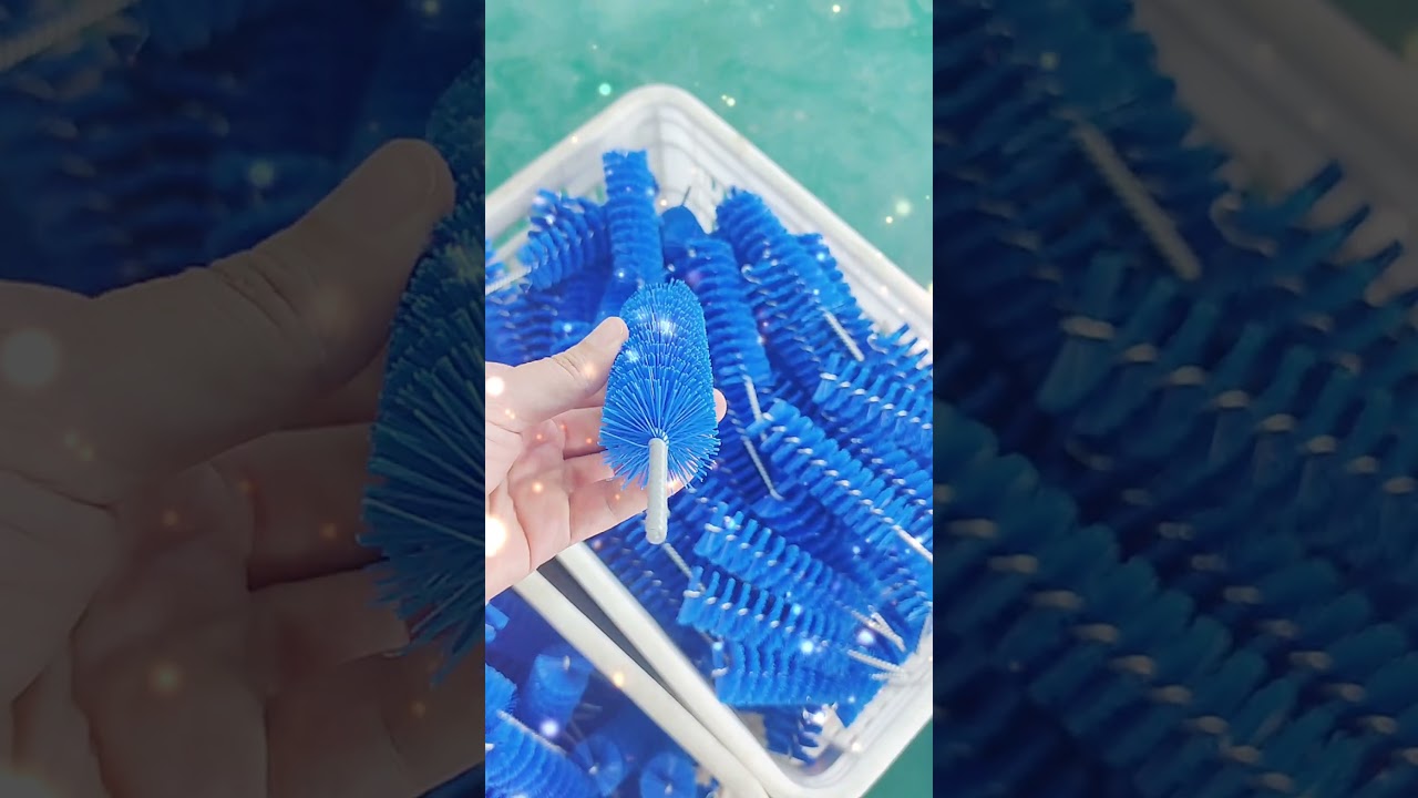neat Trimming blue nylon cleaning brushes China Factory