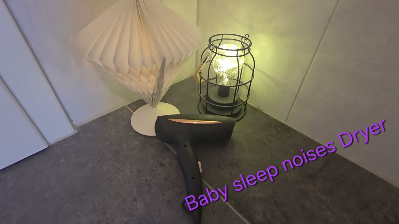 White Noise Hairdryer Baby sleep