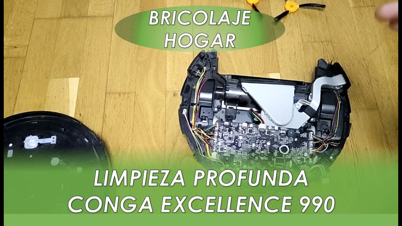 Limpieza profunda para arreglar fallo luz roja en Conga Excellence 990