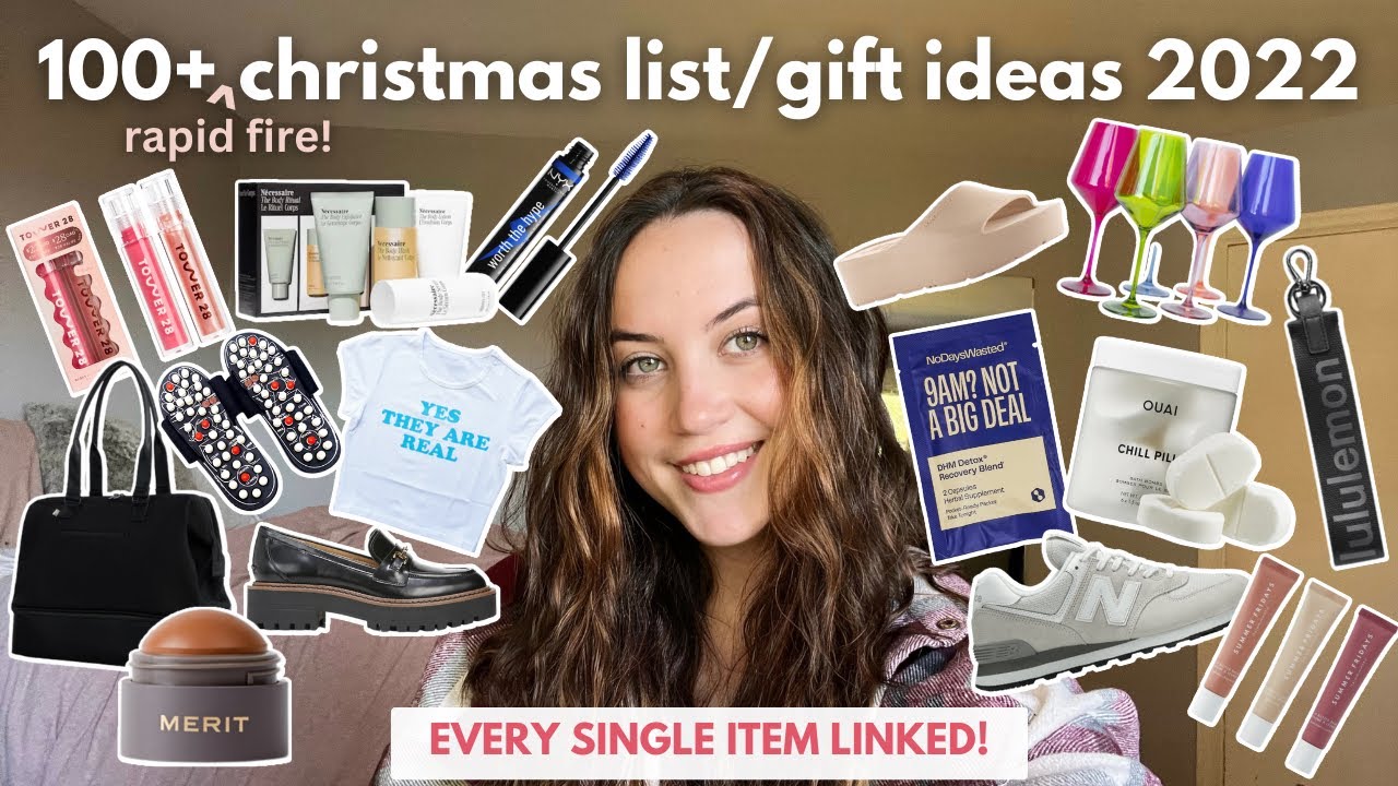 100+ RAPID FIRE Christmas List/Gift Ideas! best gifts of 2022... with links!