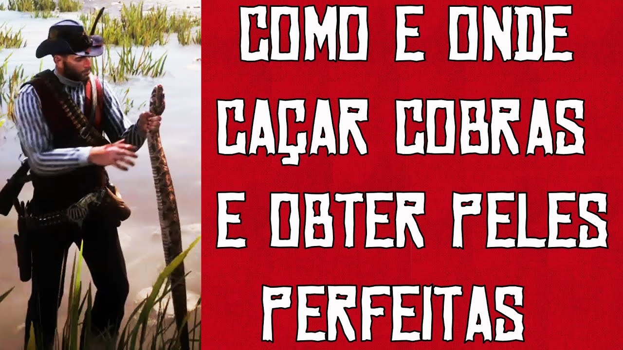 Red dead redemption 2 como e onde ca&ccedil;ar cobras e obter peles perfeitas