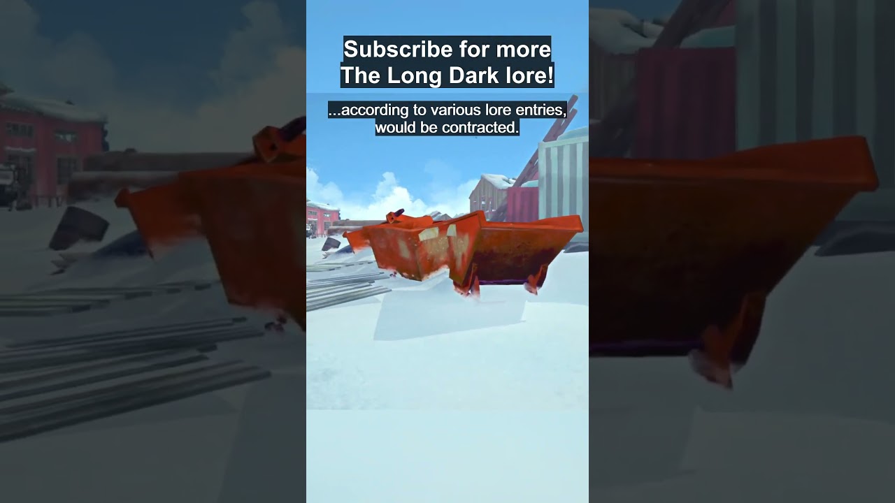 Sardines As A Last Resort - The Long Dark Lore Short - The Long Dark