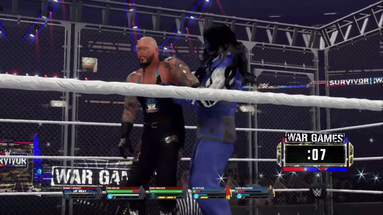 Team Zero Draven Vs. Team Cody Rhodes in WarGames Match: MyRise | WWE 2K24