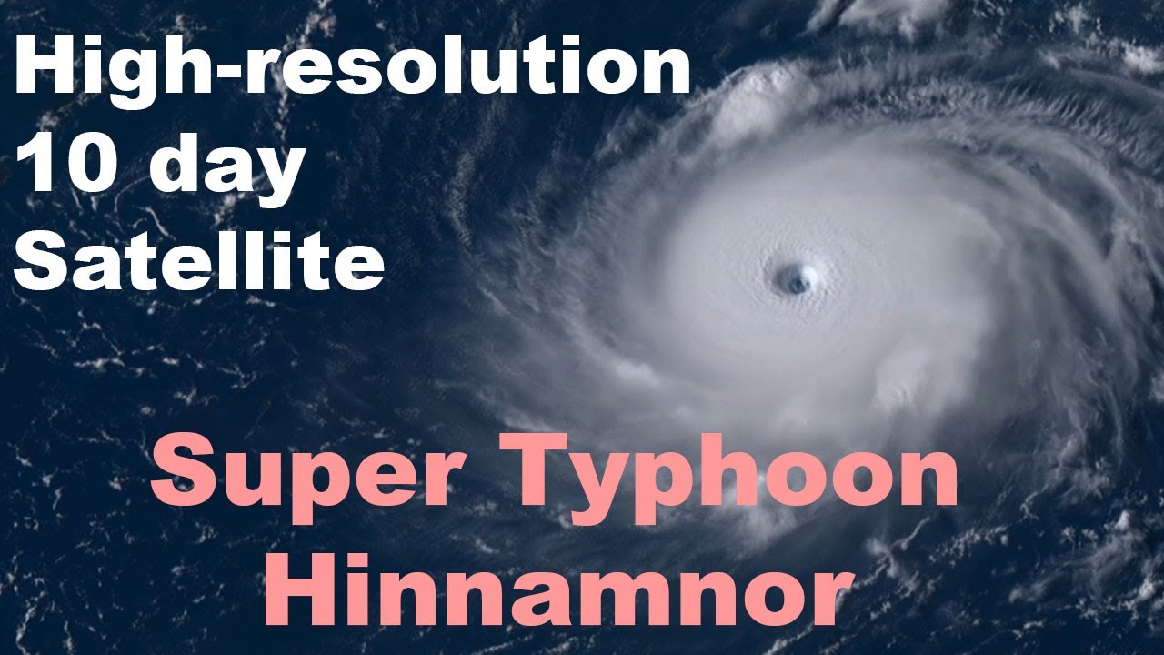 Typhoon Hinnamnor high resolution 10 day loop
