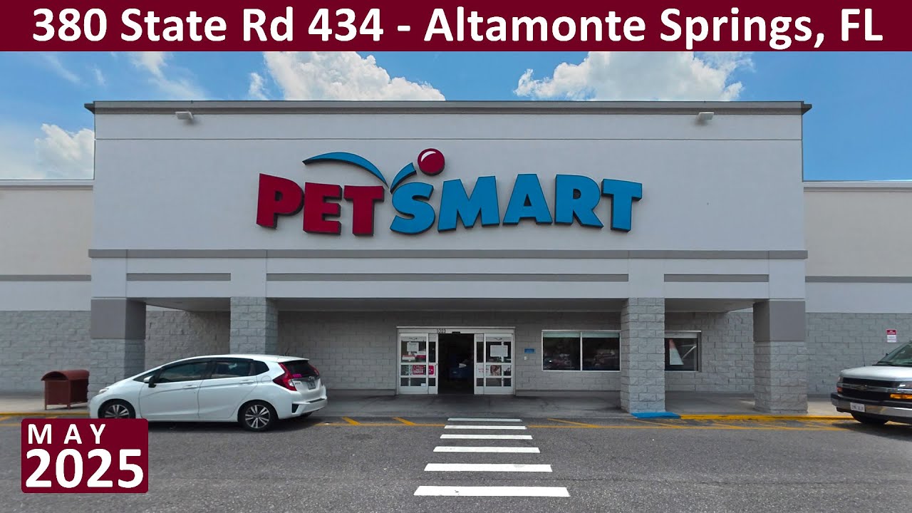 Супермаркет PetSmart в Альтамонте-Спрингс, Флорида, по адресу 380 State Road 434 — зоомагазин Sho...