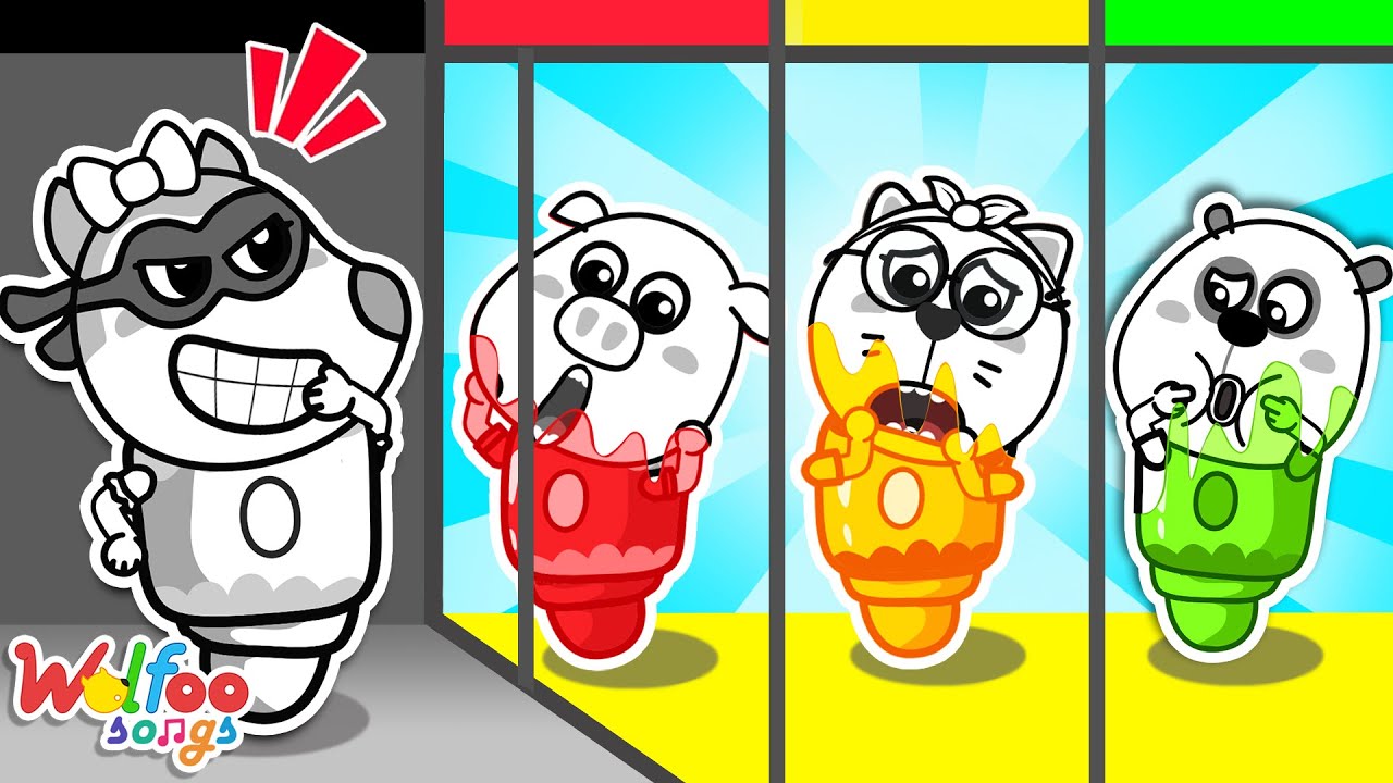 Lost Color Songs 🌈 Find My Color Songs 🎶 | Funny Kids Songs And Nursery Rhymes by Wolfoo Friends