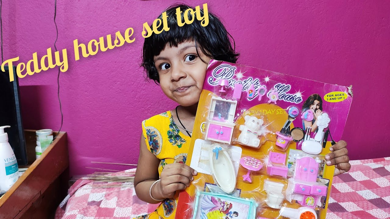 teddy house set toy collection for tanvi☺