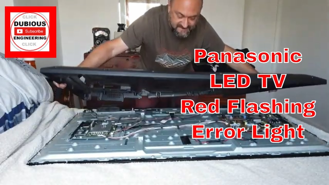 DuB-EnG: НЕИСПРАВНОСТЬ: МИГАЮЩИЙ КРАСНЫЙ ИНДИКАТОР НА LED-ТЕЛЕВИЗОРЕ PANASONIC — Ремонт / Попытка...