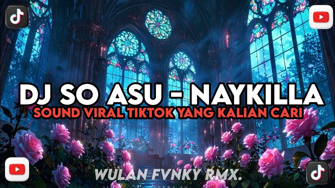 DJ SO ASU - NAYKILLA ( SLOW & REVERB ) VIRAL TIKTOK YANG KALIAN CARI