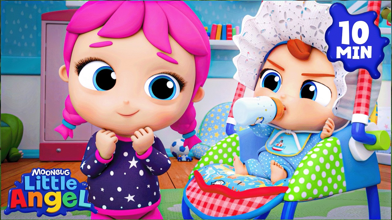 Night Night Baby Brother! Rock-a-Bye Time 🌙 | Kids Cartoons and Nursery Rhymes