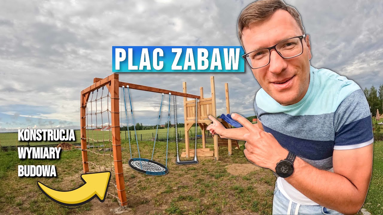 JAK ZROBIĆ PLAC ZABAW DLA DZIECI. WYMIARY | PLAN | KONSTRUKCJI | ZJEŻDZALNIA