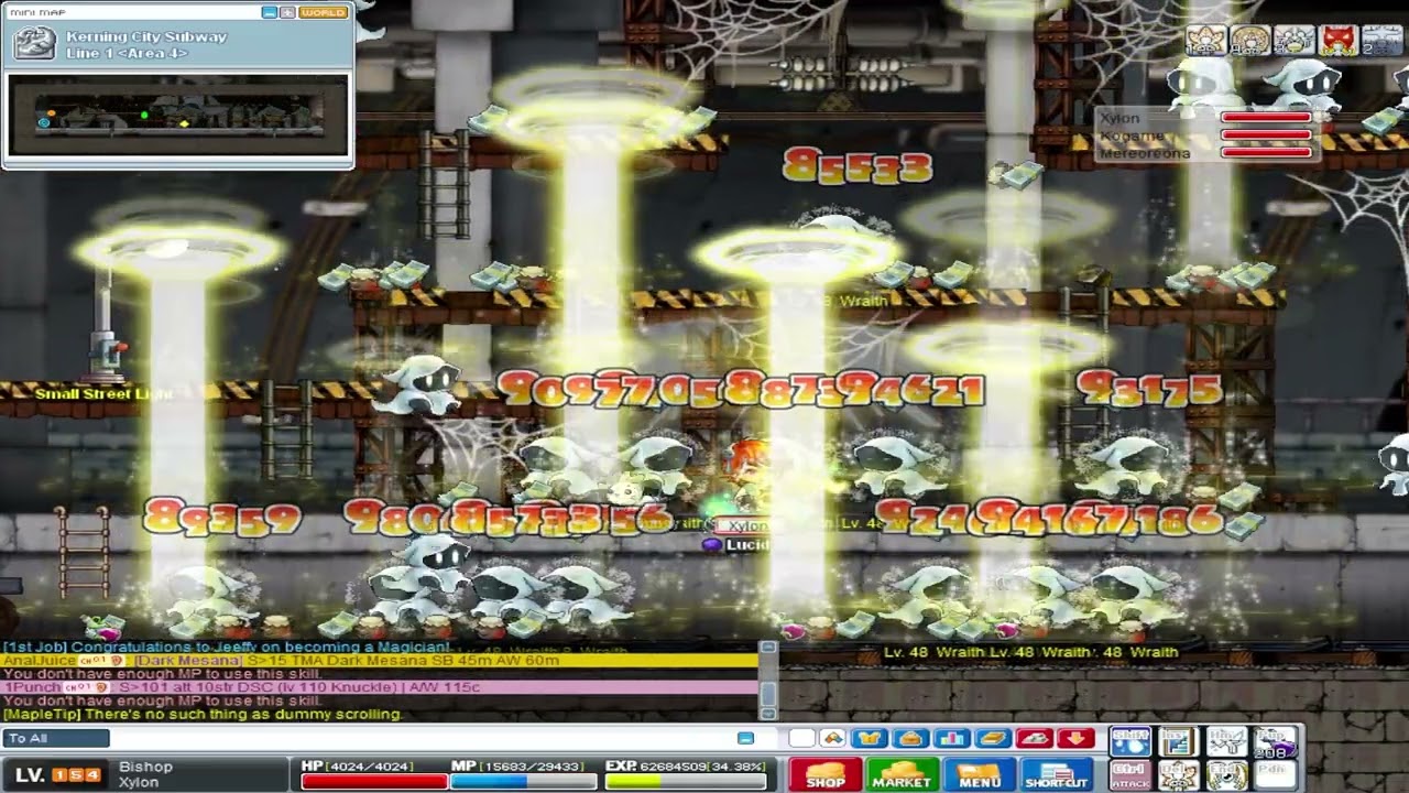 Old Maplestory [Day 198] - Lvl 46! 4 More At Wraiths (Maybe More?)
