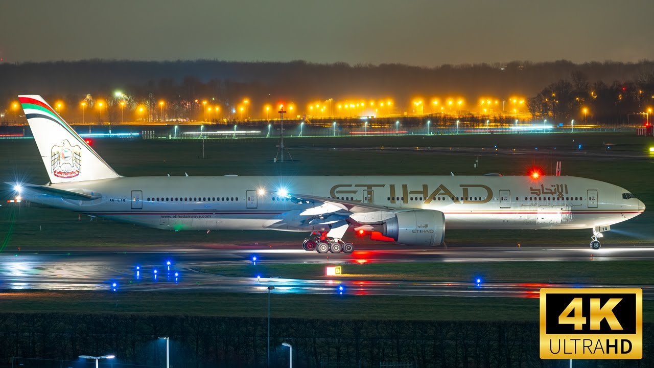 When the Night Falls - 43 Mins of Pure Aviation - PlaneSpotting at Amsterdam Schiphol Airport