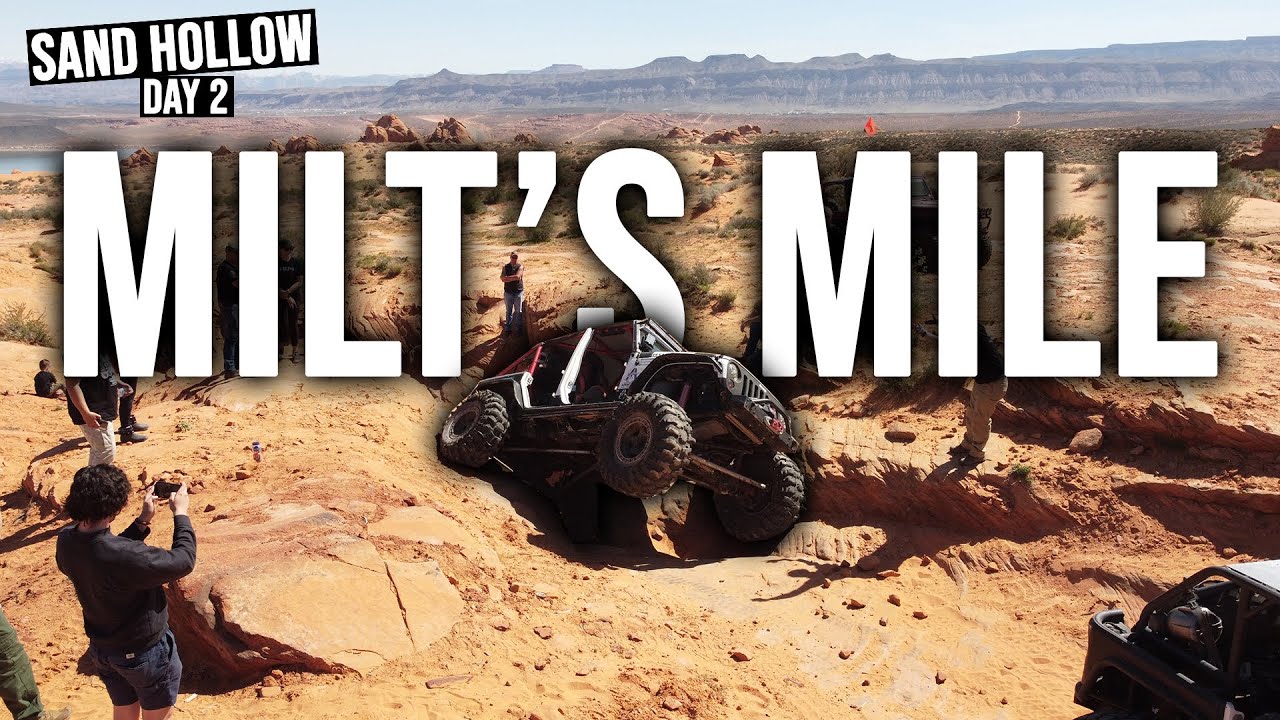 YEETING OUR JEEPS UP MILT'S MILE AND DOUBLE SAMMY! | SAND HOLLOW 2023