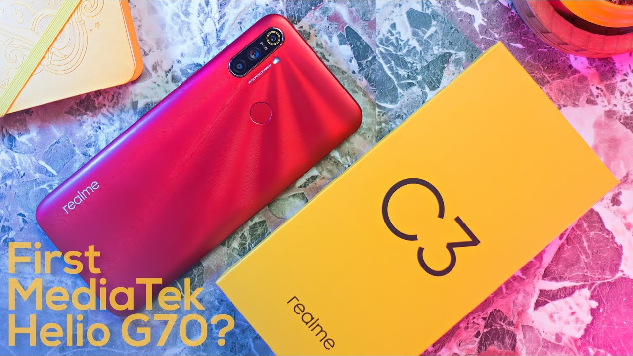 Realme C3 Unboxing and Quick Review - First Helio G70 Smartphone! - Flash Reviews EP.2