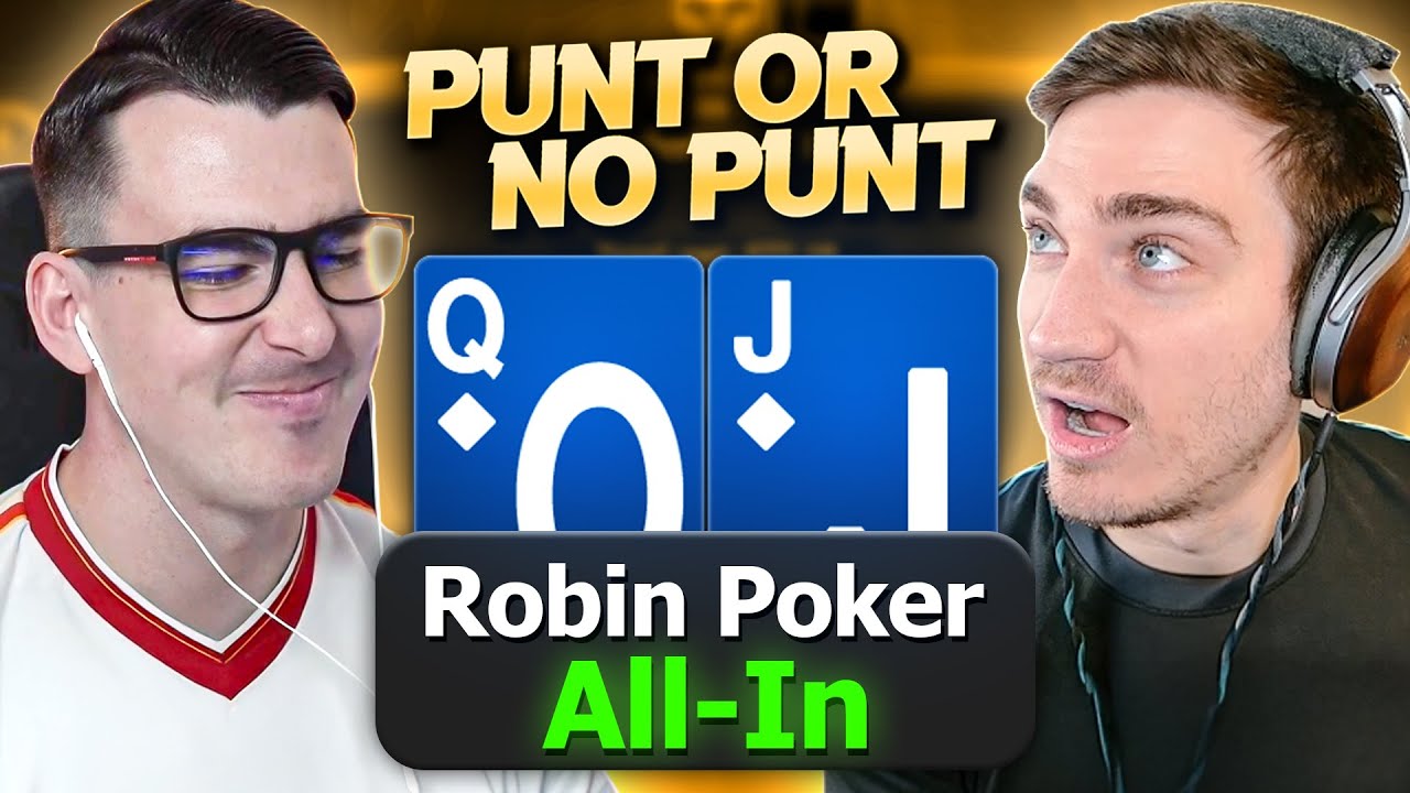 First Ever TOURNAMENT Punt or No Punt with RobinPoker!